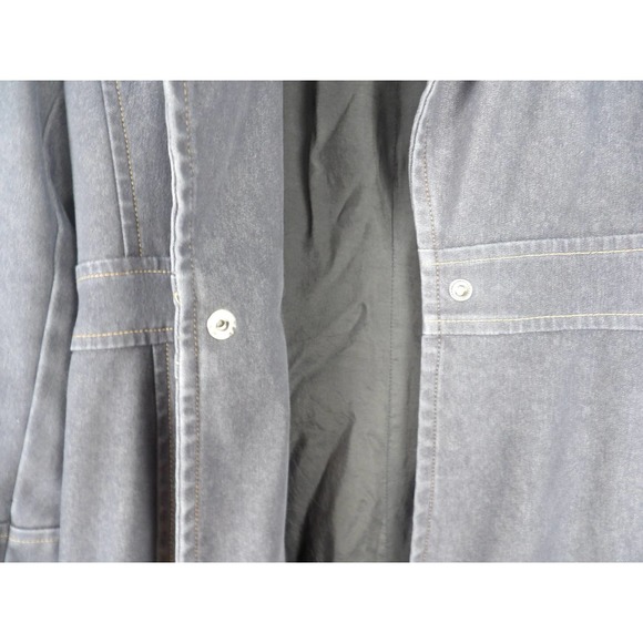 Andrew Marc Women's Long Denim Jacket Size Medium #2116 - Picture 7 of 7